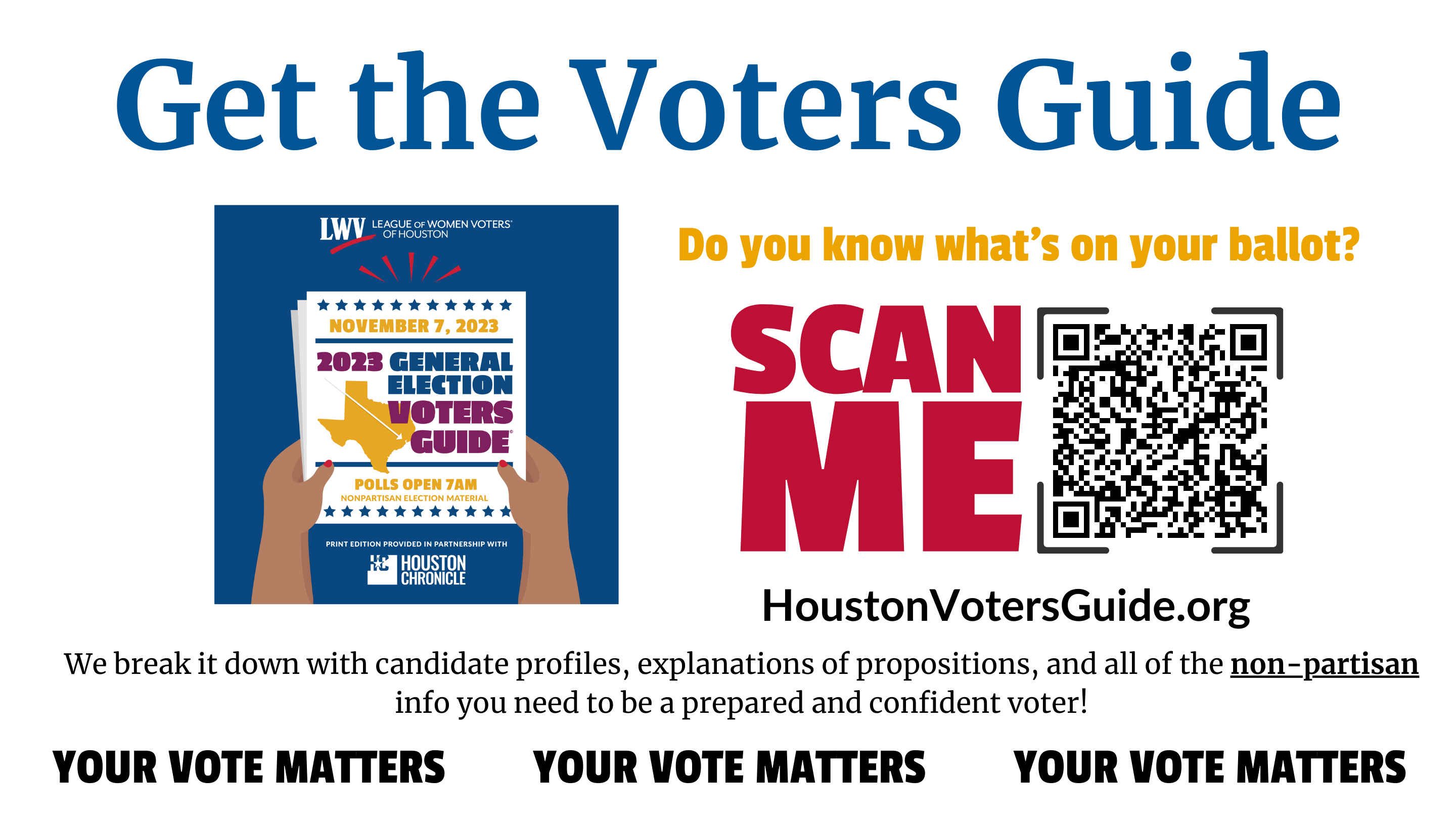 Read Or Listen To The Houston Voters Guide! · League Of Women Voters Of ...